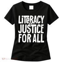 Literacy And Justice All Women's T-Shirt thumb 0