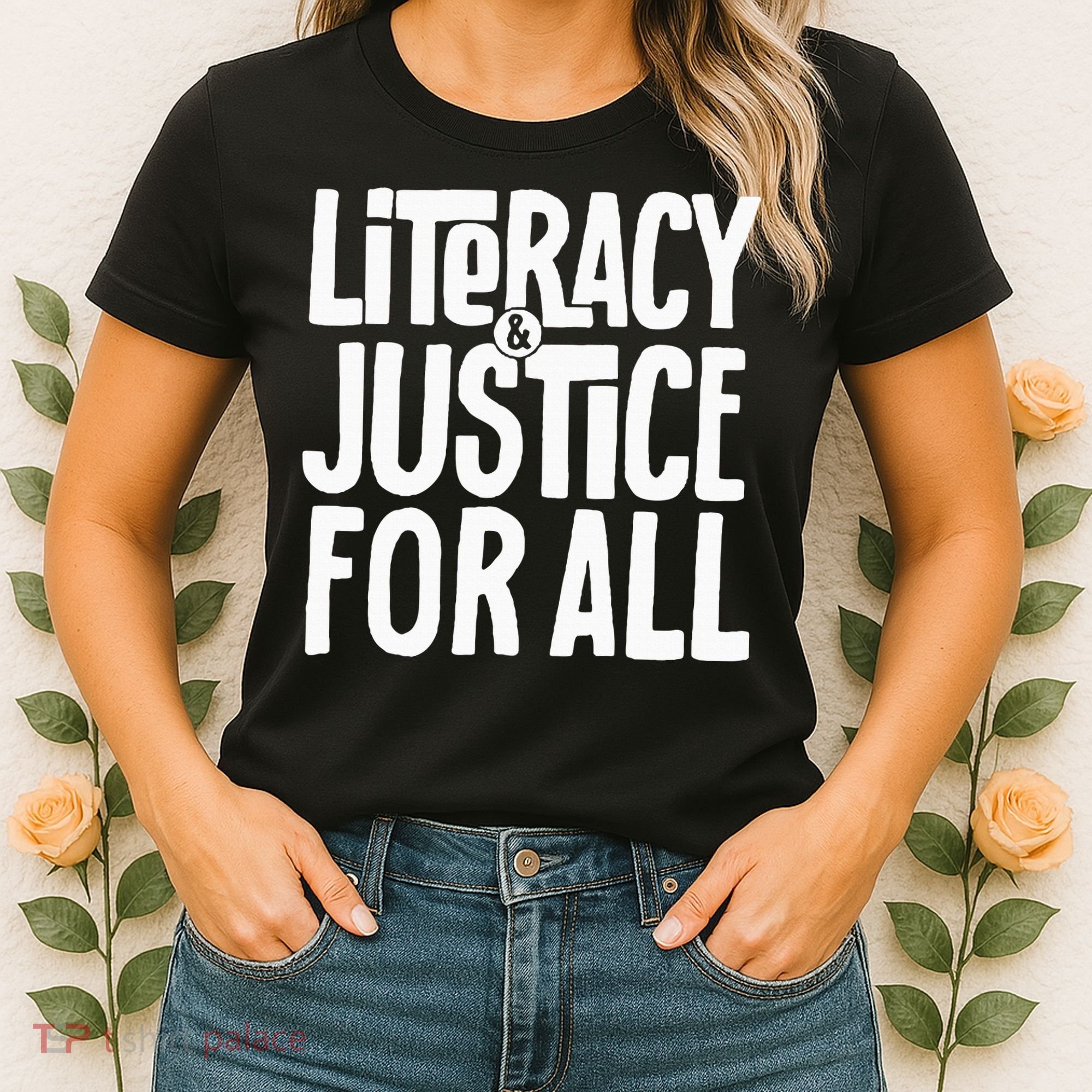 Literacy And Justice All Women's T-Shirt