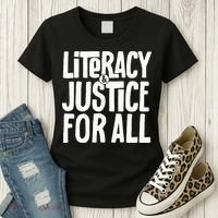 Literacy And Justice All Women's T-Shirt thumb 3