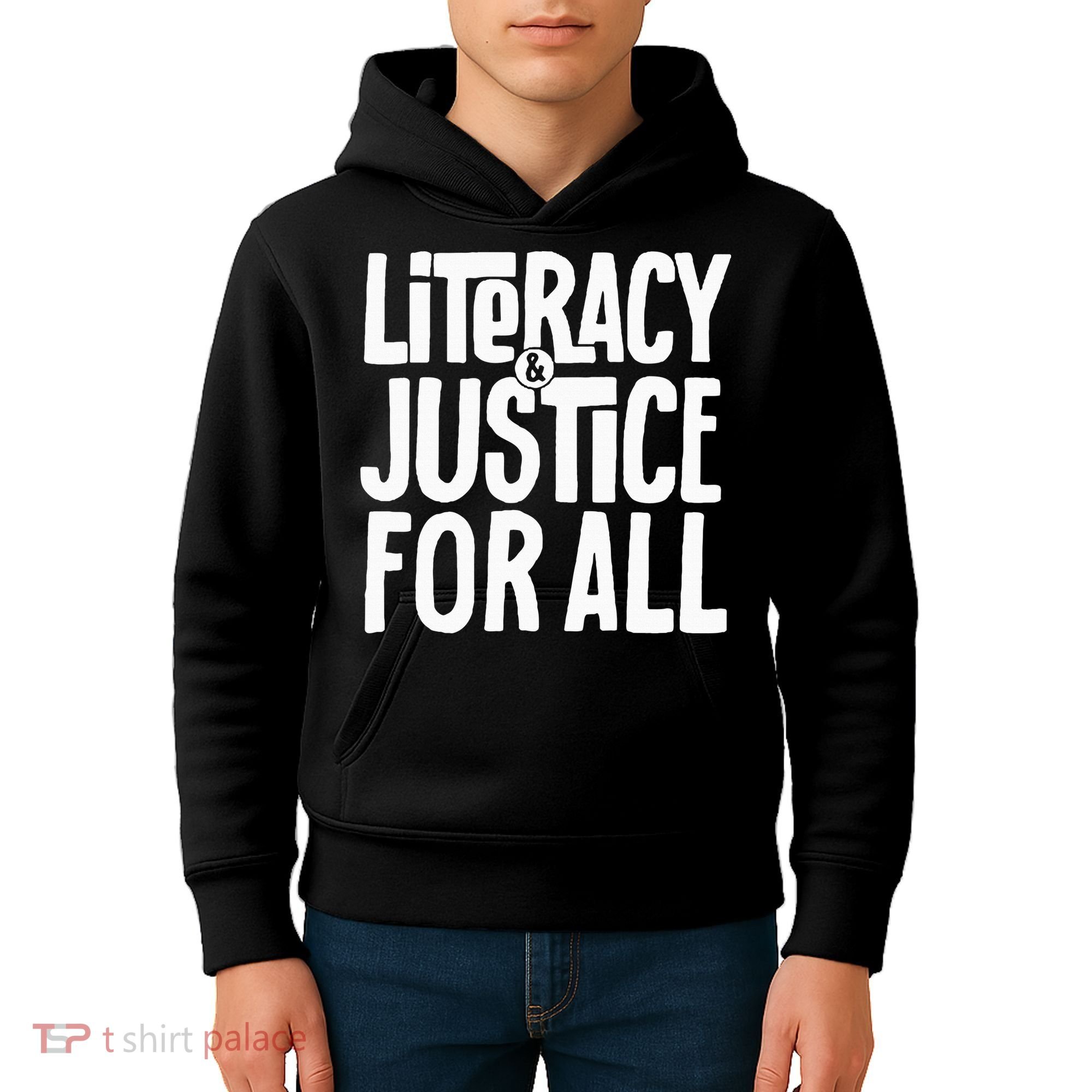 Literacy And Justice All Kids Hoodie