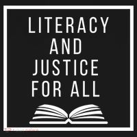 Literacy And Justice For All Social Justice Readingteacher Funny Gift Women's Hoodie thumb 2