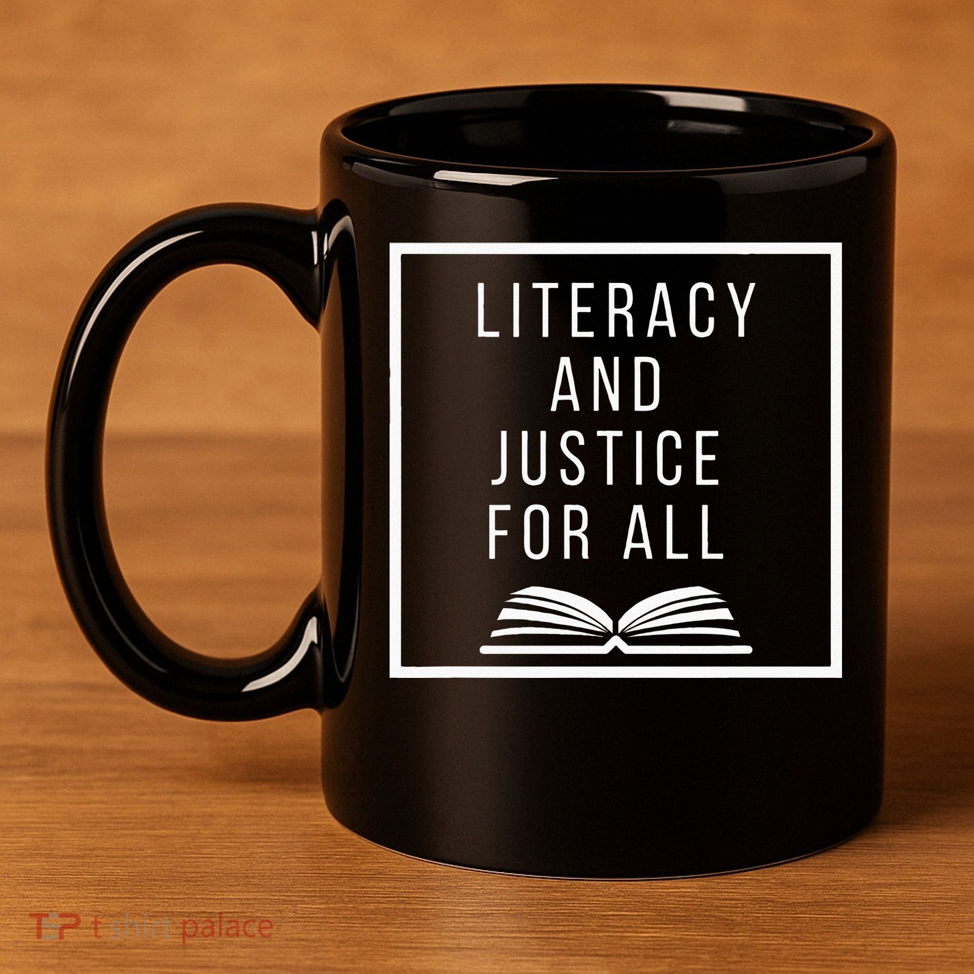 Literacy And Justice For All Literacy Teacher Reading 11oz C Handle Ceramic Mug