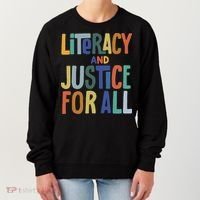 Literacy And Justice For All Protect Libraries Banned Books Women's Sweatshirt thumb 0