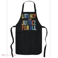 Literacy And Justice For All Protect Libraries Banned Books Apron thumb 0