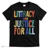 Literacy And Justice For All Protect Libraries Banned Books T-Shirt thumb 0