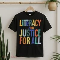 Literacy And Justice For All Protect Libraries Banned Books T-Shirt thumb 2