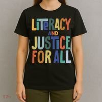 Literacy And Justice For All Protect Libraries Banned Books T-Shirt thumb 4