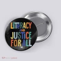 Literacy And Justice For All Protect Libraries Banned Books Button thumb 0