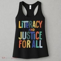 Literacy And Justice For All Protect Libraries Banned Books Women's Tank Top thumb 3