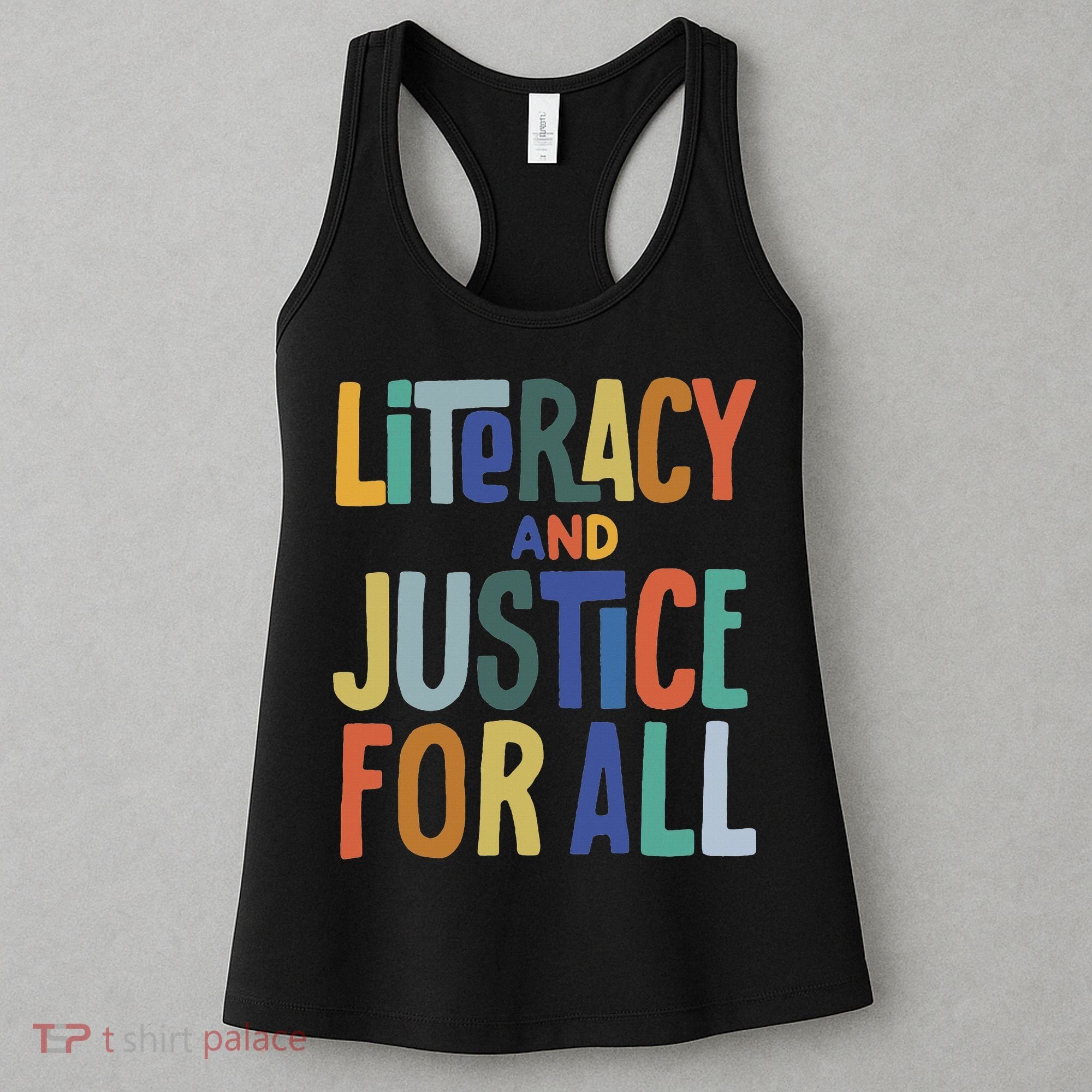 Literacy And Justice For All Protect Libraries Banned Books Women's Tank Top