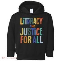 Literacy And Justice For All Protect Libraries Banned Books Toddler Hoodie thumb 0