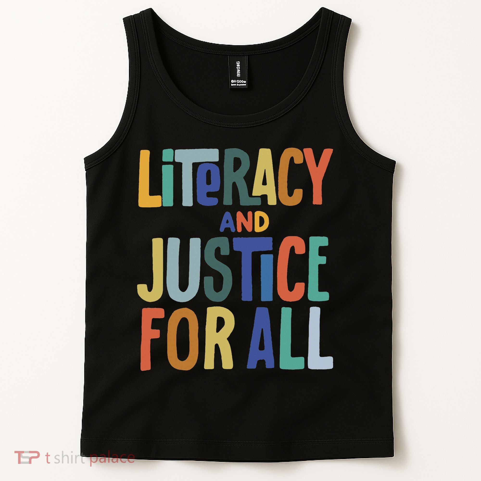 Literacy And Justice For All Protect Libraries Banned Books Tank Top