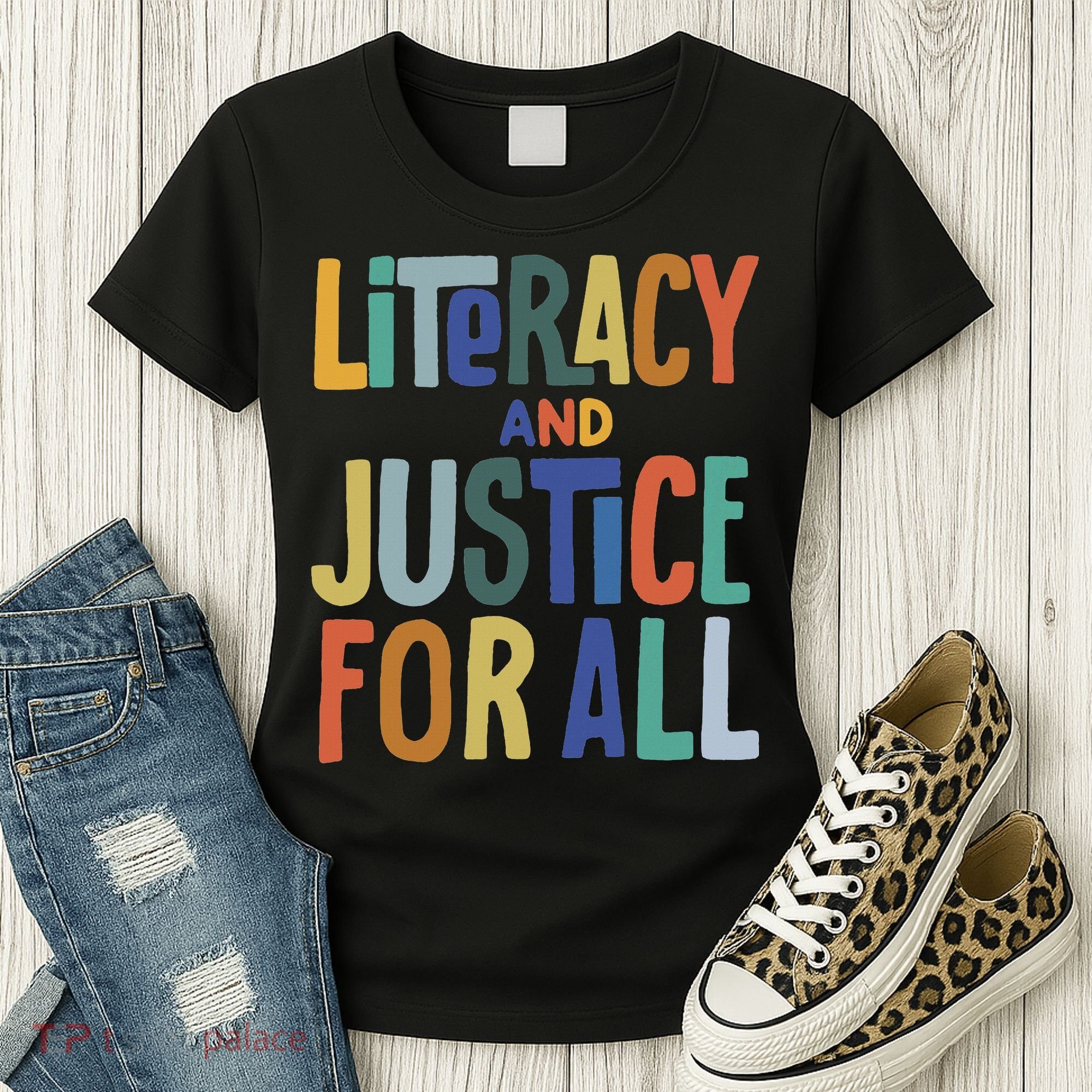 Literacy And Justice For All Protect Libraries Banned Books Women's T-Shirt