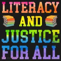 Literacy And Justice For All Literacy Teacher Gift Reading Cool Gift Pajama Set thumb 2