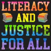 Literacy And Justice For All Literacy Teacher Gift Reading Cool Gift Hat thumb 2