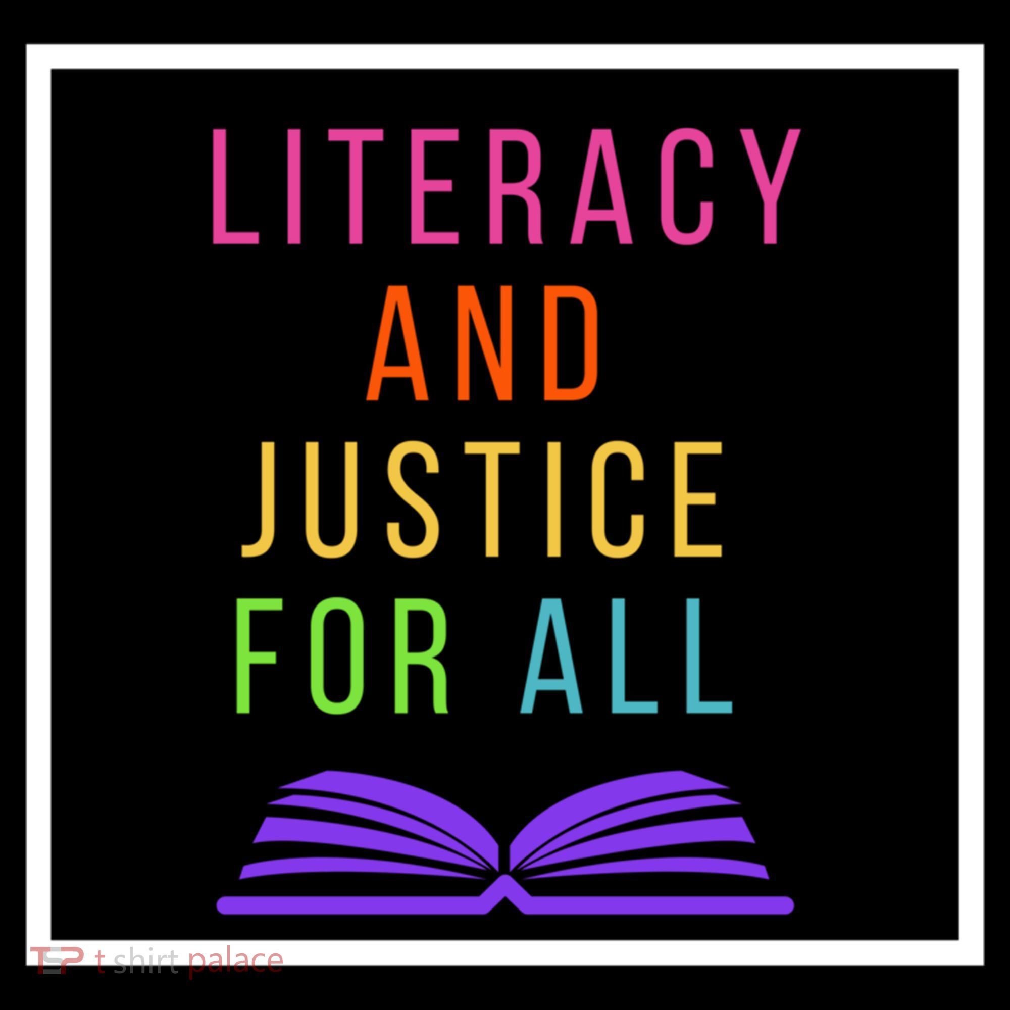 Literacy And Justice For All Literacy Teacher Gift Reading Cool Gift Coffee Mug