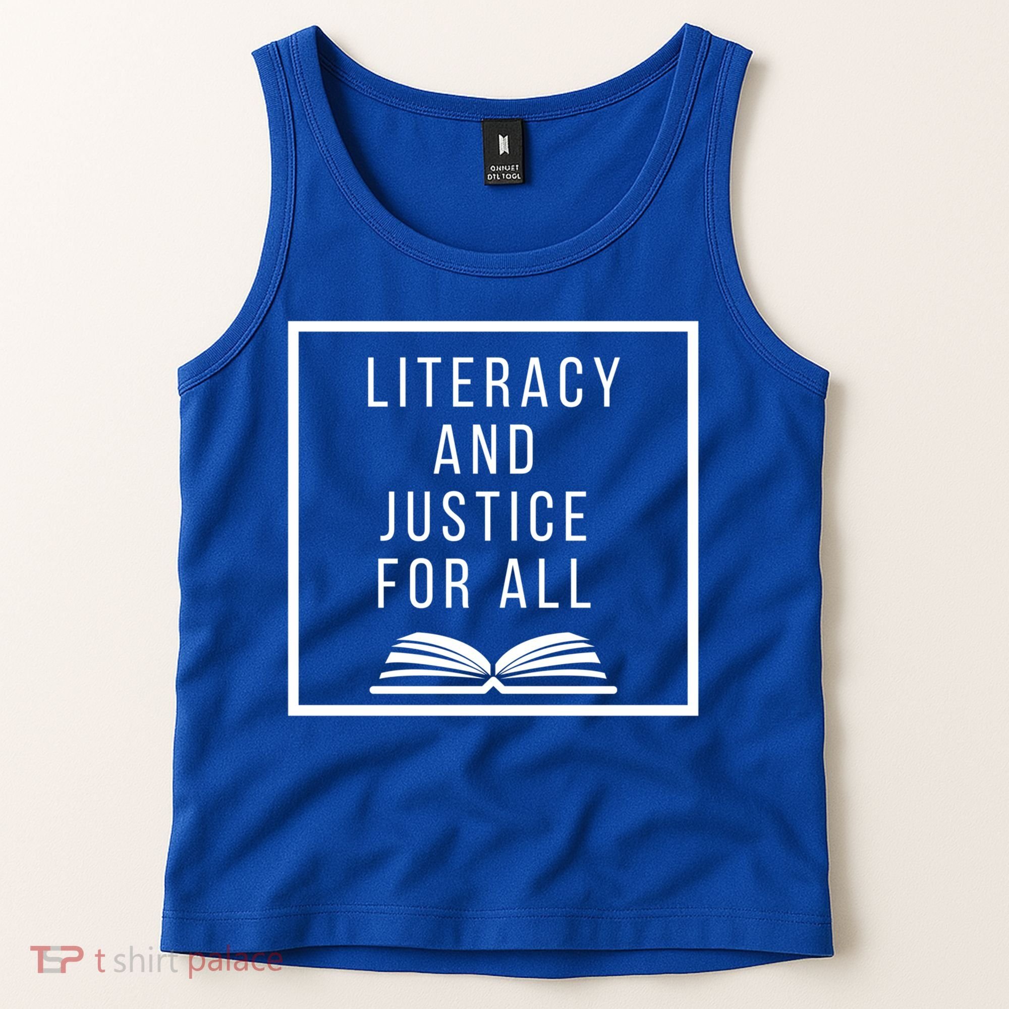 Literacy And Justice For All Social Justice Readingteacher Meaningful Gift Tank Top