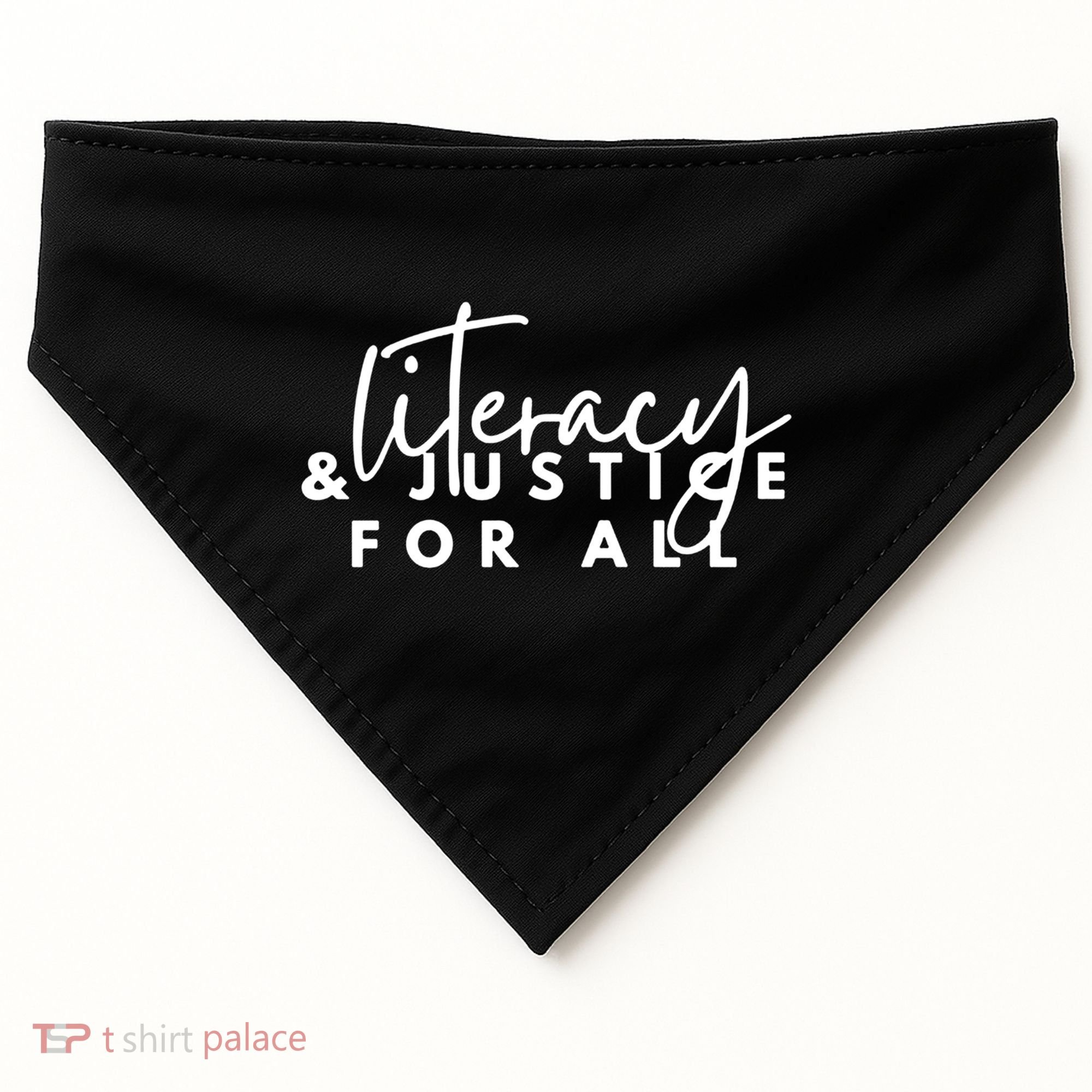 Literacy And Justice For All Gift USA-Made Doggie Bandana