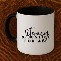 Literacy And Justice For All Gift Coffee Mug thumb 2