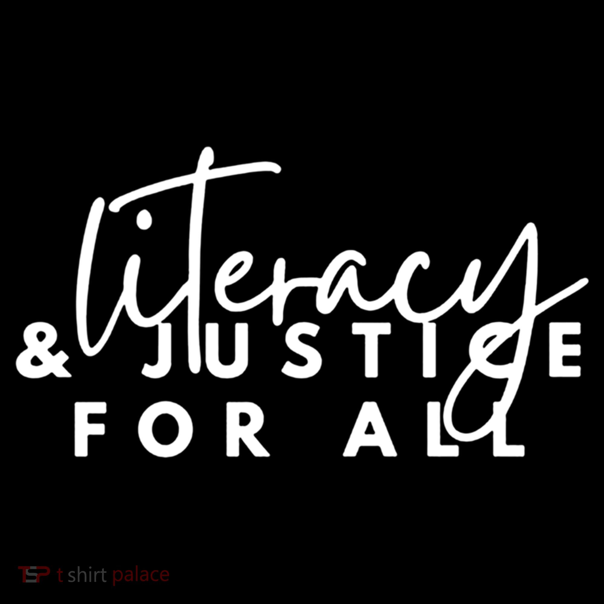 Literacy And Justice For All Gift Women's Hoodie