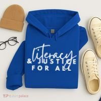 Literacy And Justice For All Gift Hoodie thumb 4
