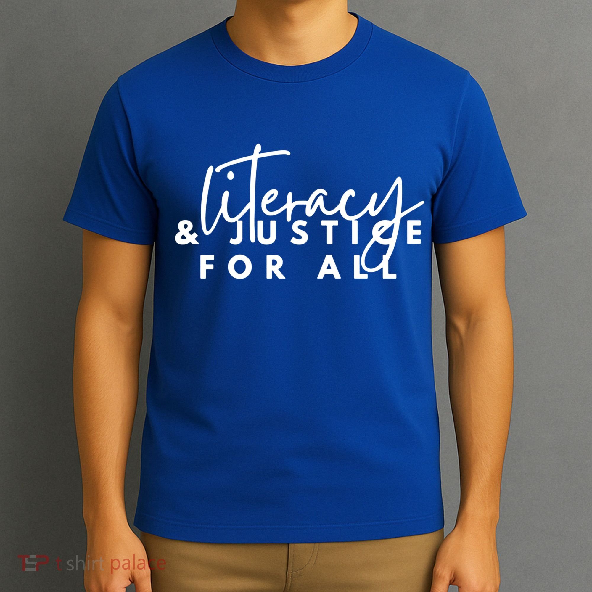 Literacy And Justice For All Gift T-Shirt