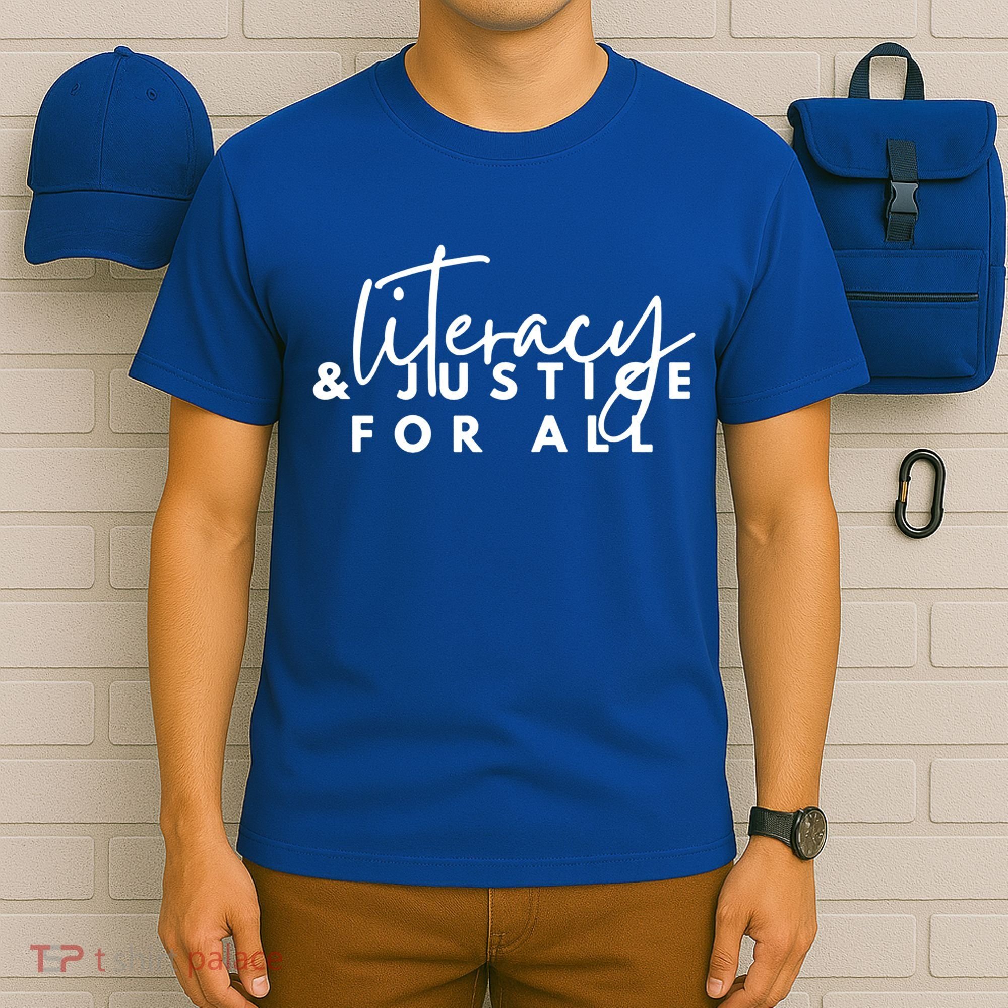 Literacy And Justice For All Gift T-Shirt