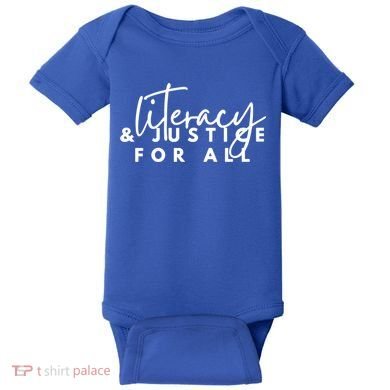 Literacy And Justice For All Gift Baby Bodysuit