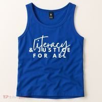 Literacy And Justice For All Gift Tank Top thumb 2