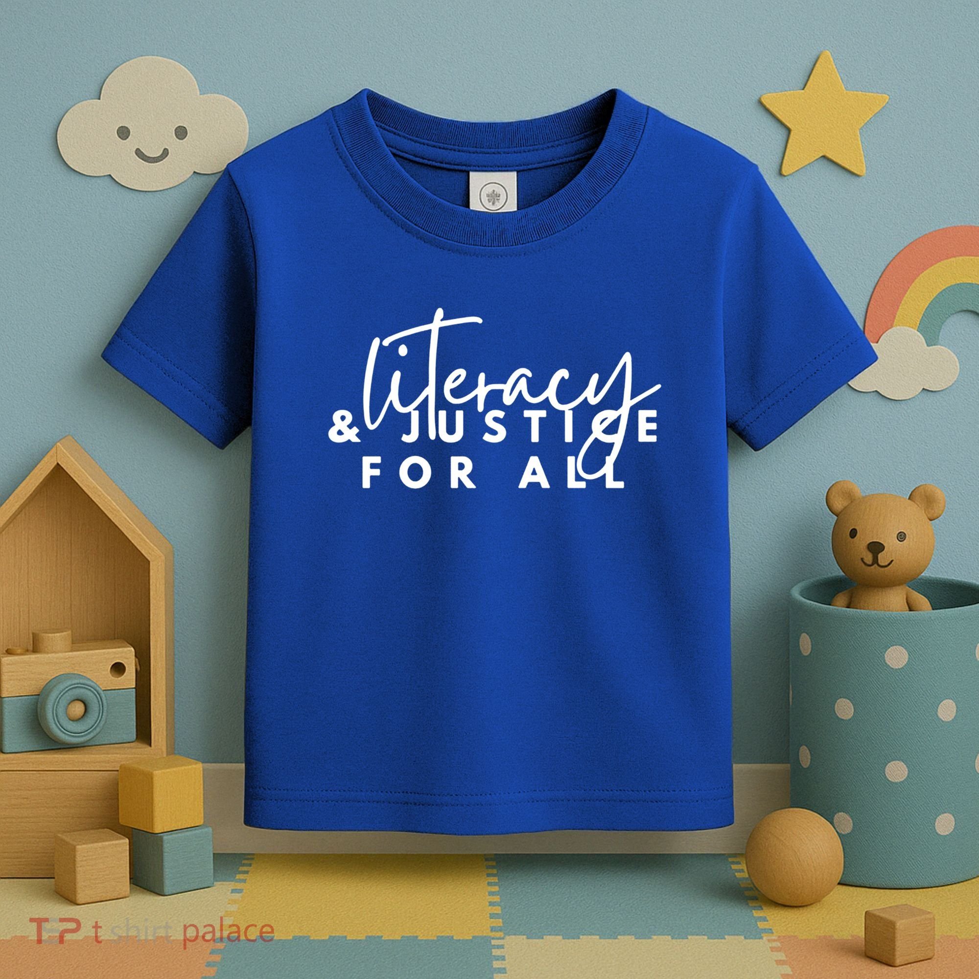 Literacy And Justice For All Gift Toddler T-Shirt