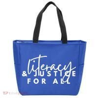 Literacy And Justice For All Gift Tote Bag thumb 0