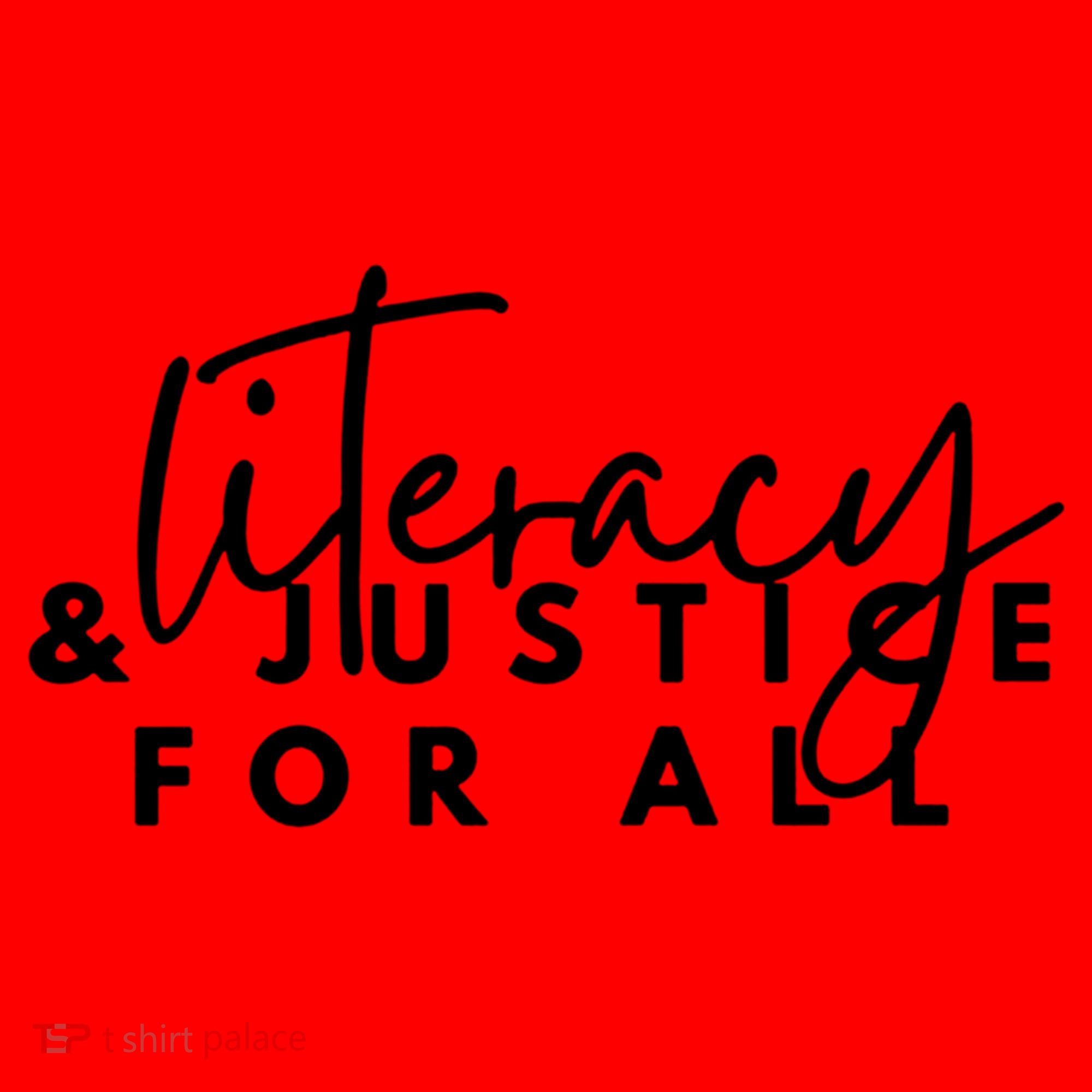 Literacy And Justice For All Gift Santa Hat