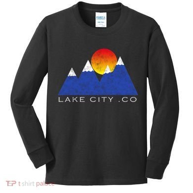 Lake City .CO  Kids Long Sleeve Shirt