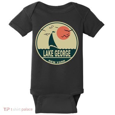 Lake George New York Baby Bodysuit