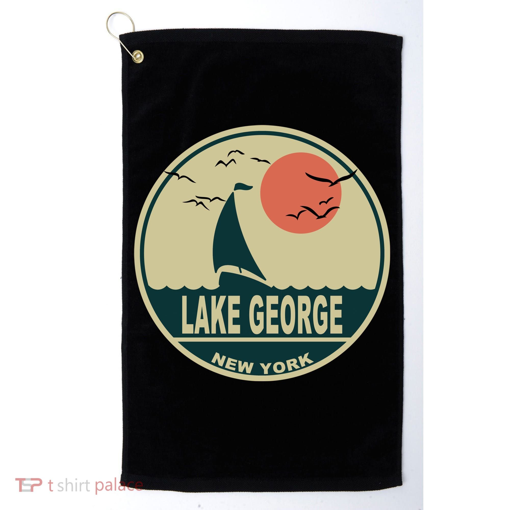 Lake George New York Golf Towel