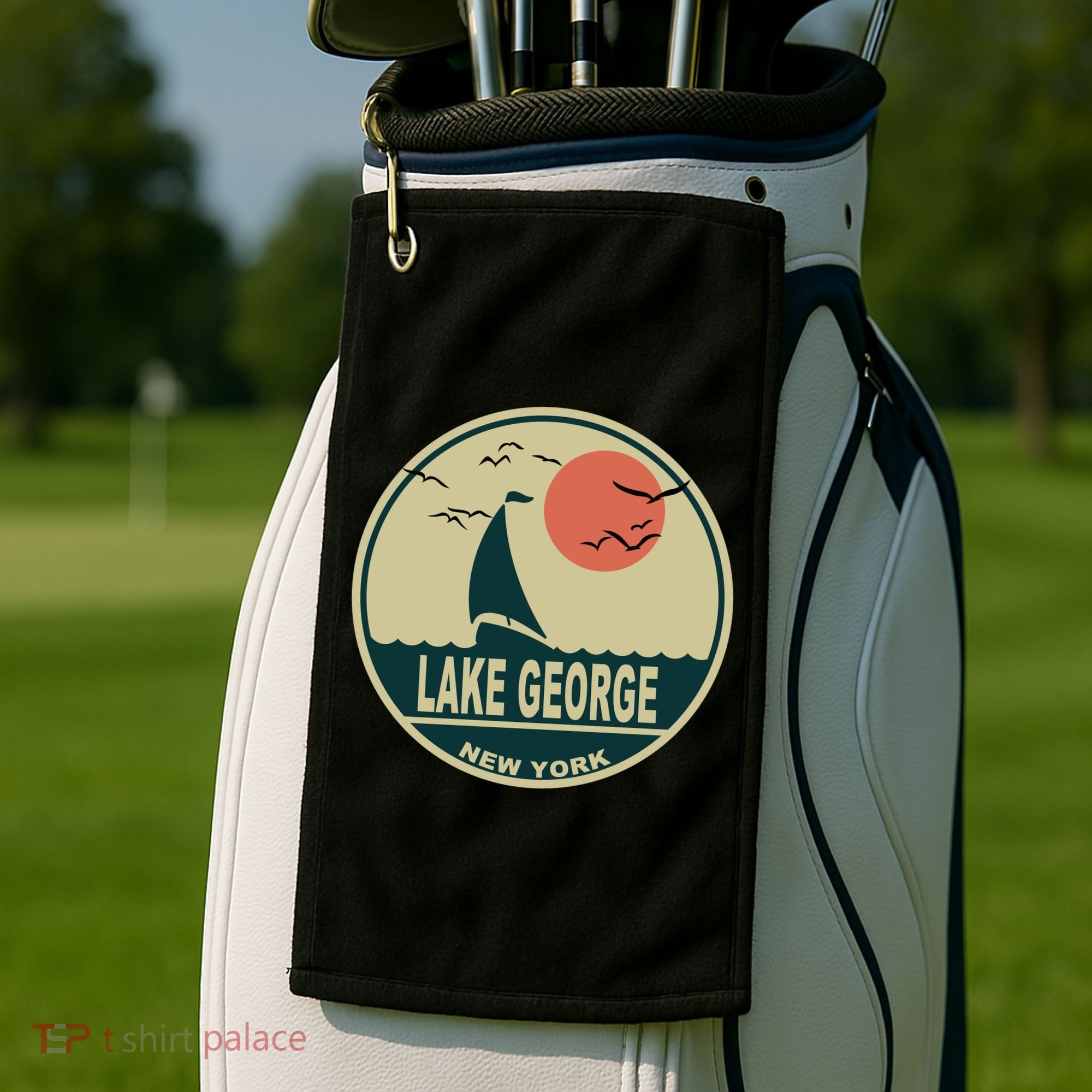 Lake George New York Golf Towel