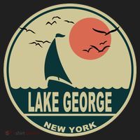 Lake George New York Golf Towel thumb 3