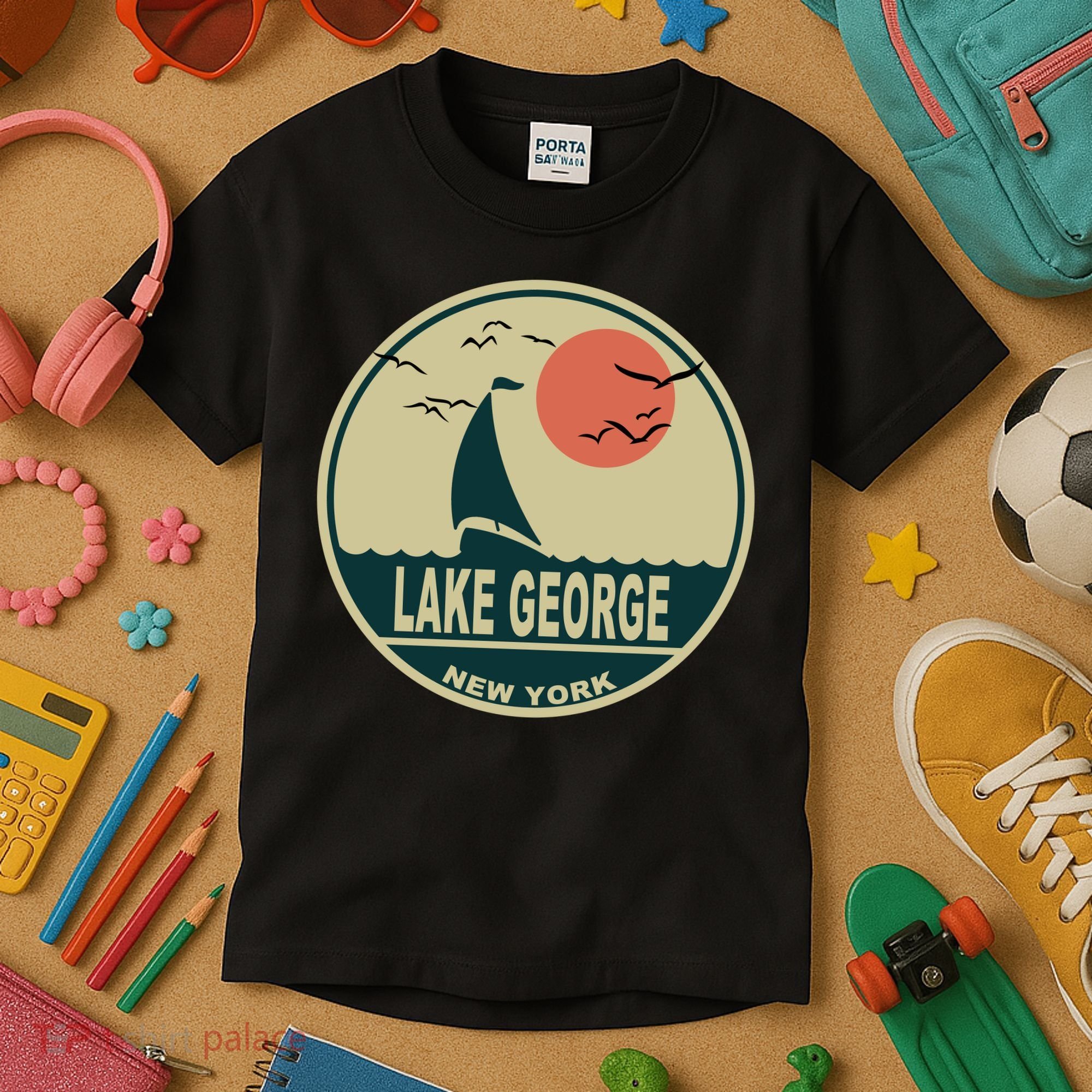 Lake George New York Kids T-Shirt
