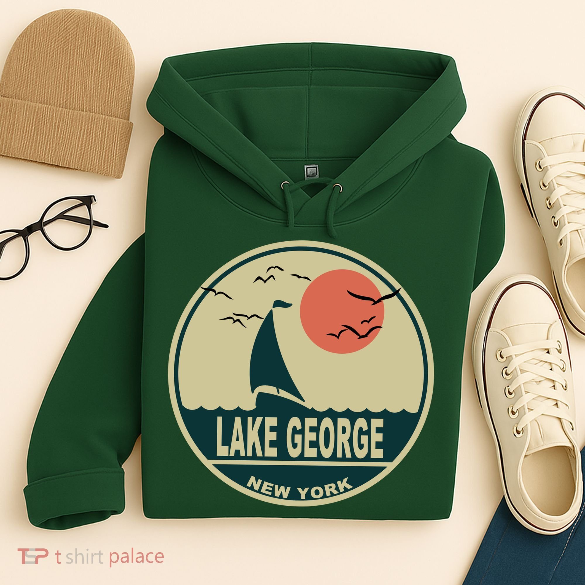 Lake George New York Hoodie