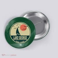 Lake George New York Button thumb 0