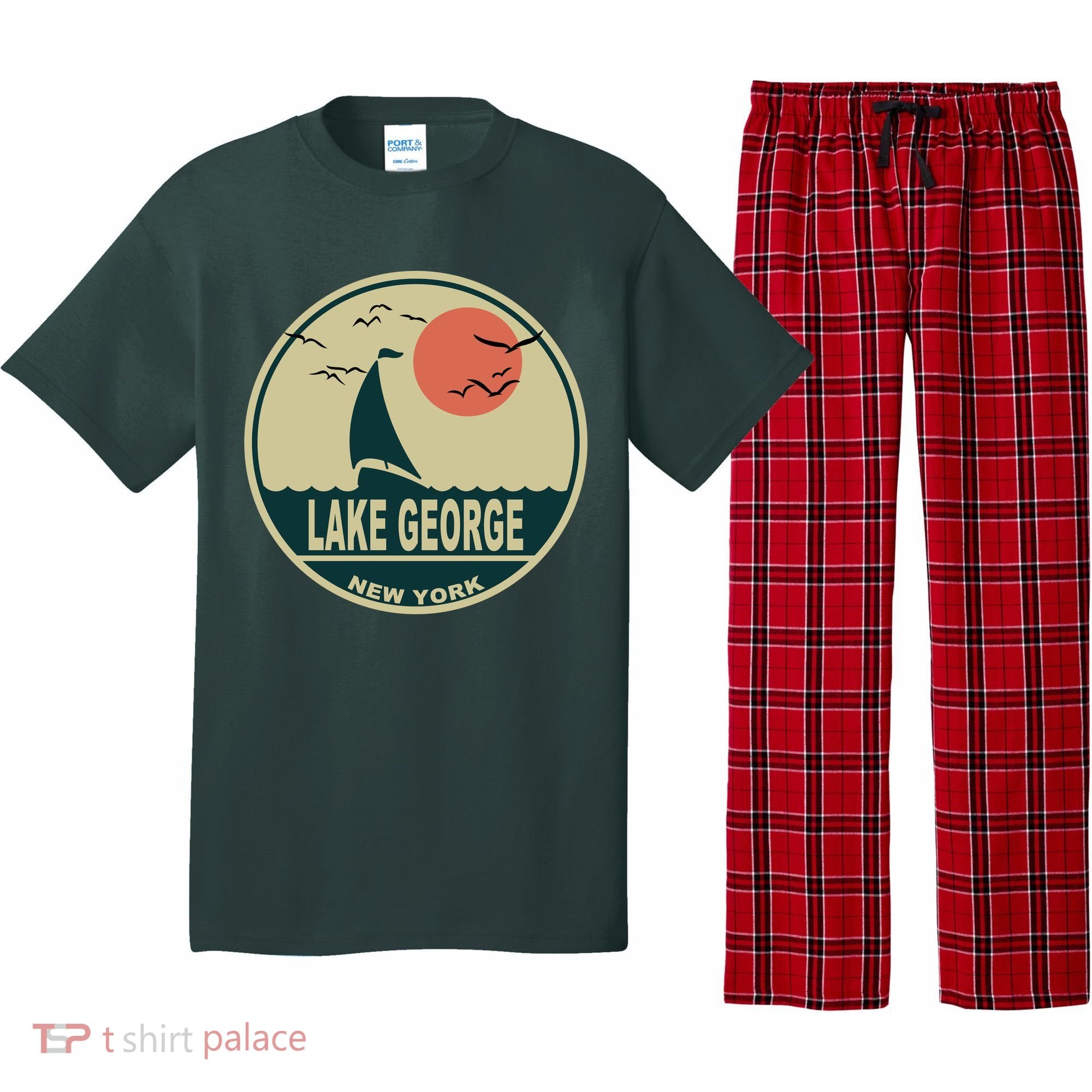 Lake George New York Pajama Set