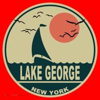 Lake George New York Santa Hat thumb 1