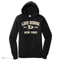 Lake George New York Est. 1755  Women's Hoodie thumb 0
