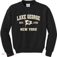 Lake George New York Est. 1755  Kids Sweatshirt thumb 0