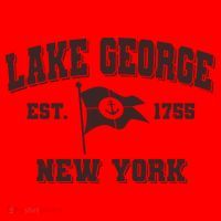 Lake George New York Est. 1755  Santa Hat thumb 1