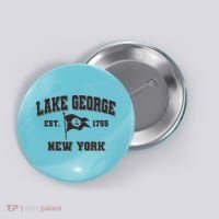 Lake George New York Est. 1755  Button thumb 0
