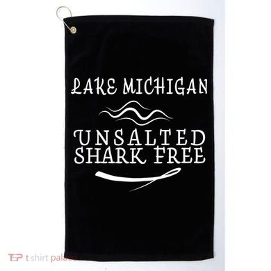 Lake Michigan Unsalted Shark Free Golf Towel