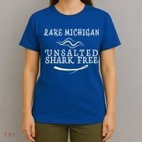 Lake Michigan Unsalted Shark Free T-Shirt thumb 4