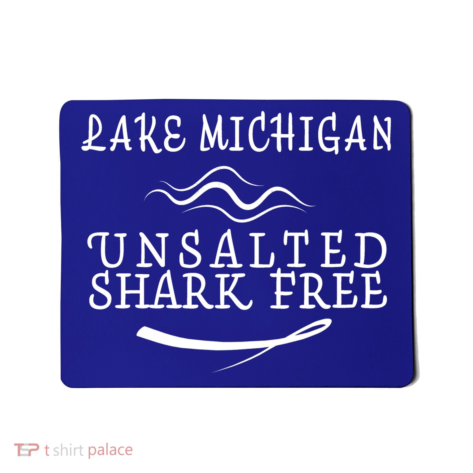 Lake Michigan Unsalted Shark Free Mousepad