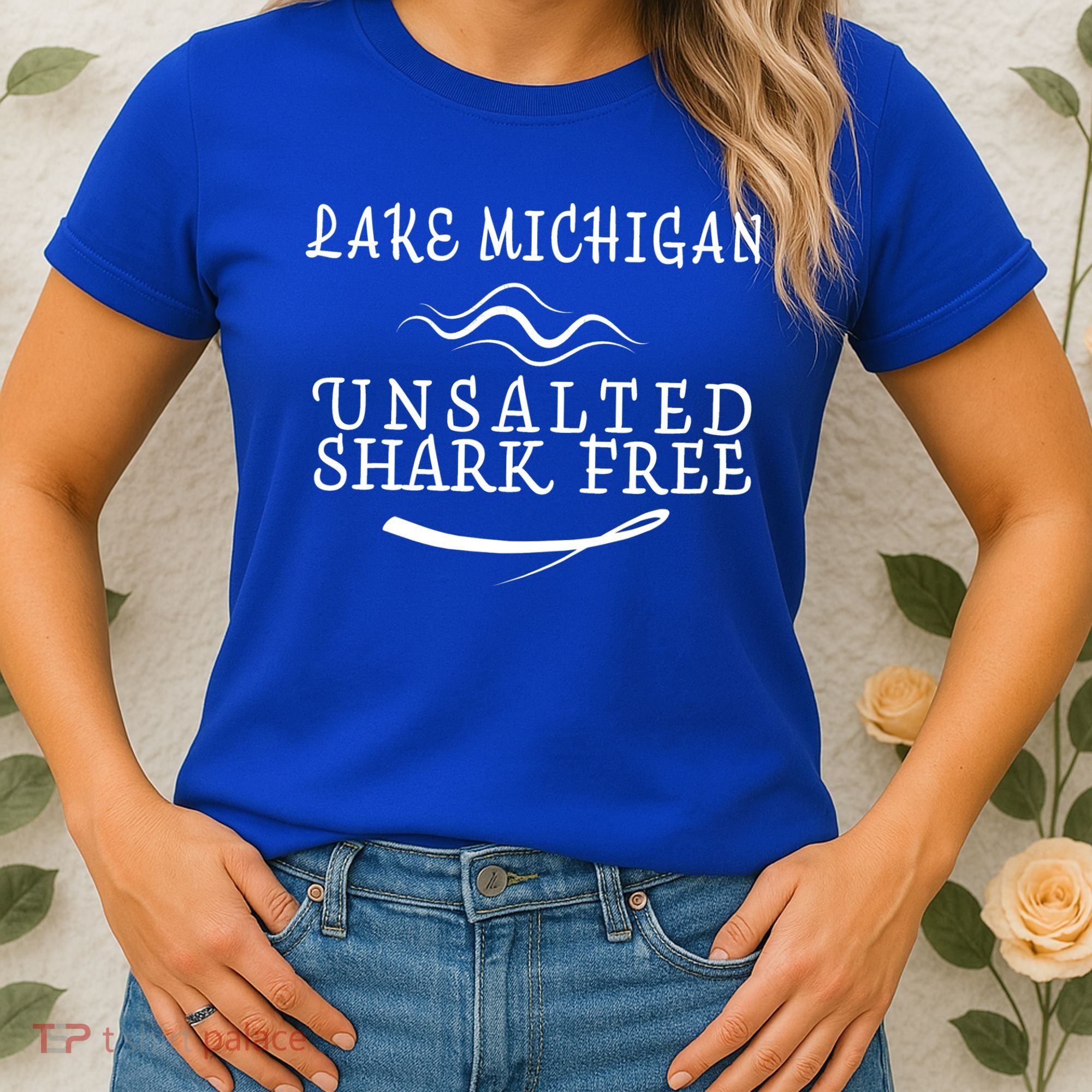 Lake Michigan Unsalted Shark Free Women's T-Shirt